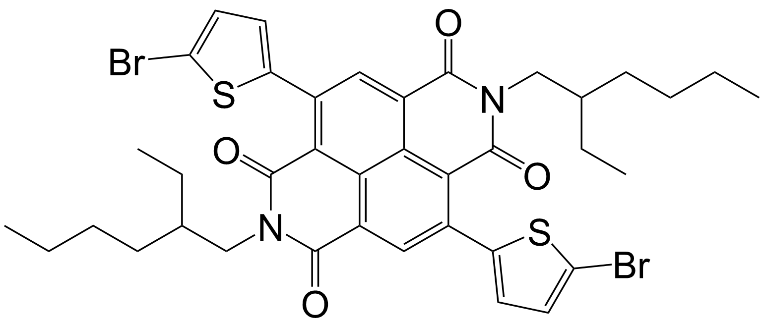 2,7-bis(2-ethylhexyl)-4,9-di(thiophen-2-yl)benzo[lmn][3,8]phenanthroline-1,3,6,8(2H,7H)-tetraone/1320282-67-4